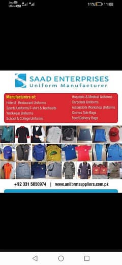 uniforms manufacturers