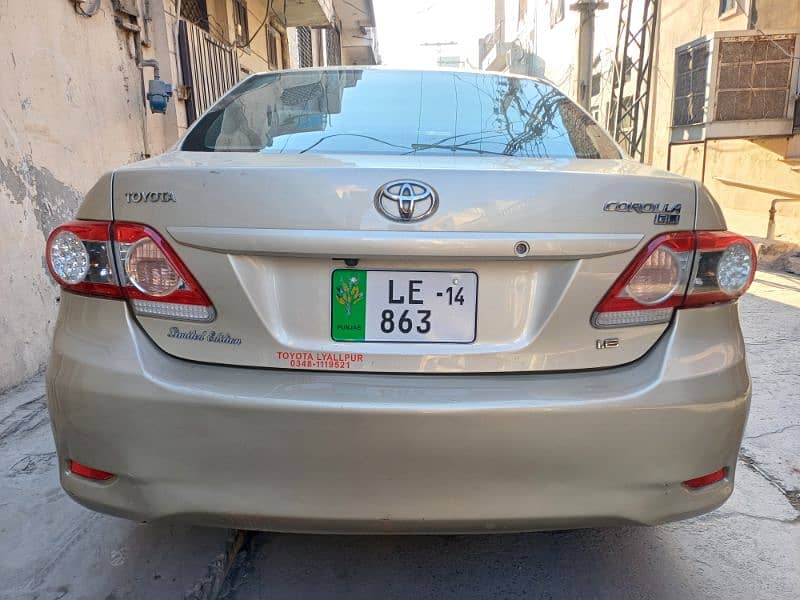 Toyota Corolla GLI 2012 automatic 1.6 total original car 1