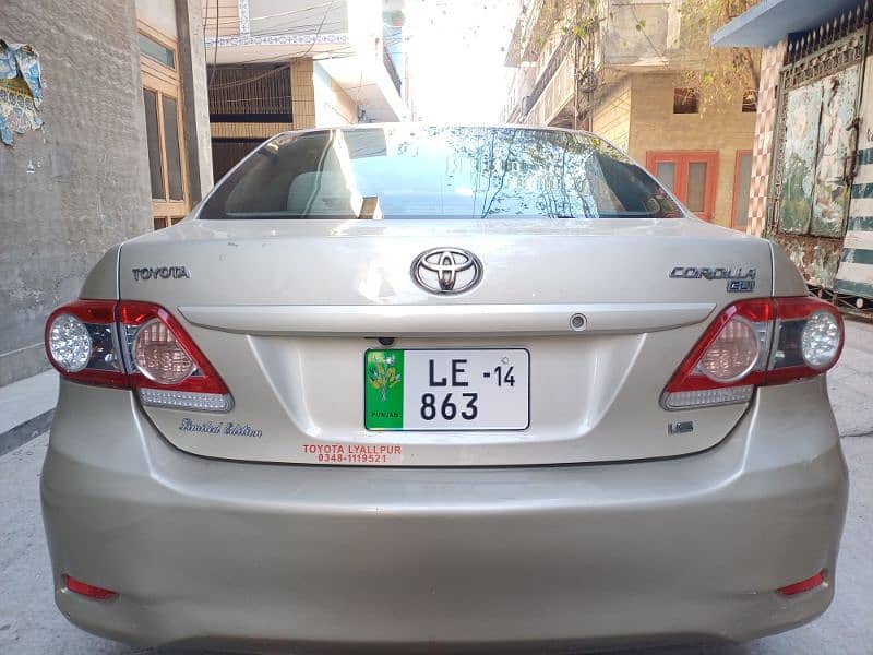 Toyota Corolla GLI 2012 automatic 1.6 total original car 4