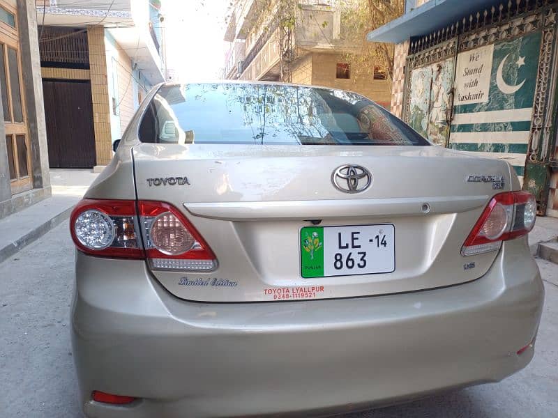 Toyota Corolla GLI 2012 automatic 1.6 total original car 5