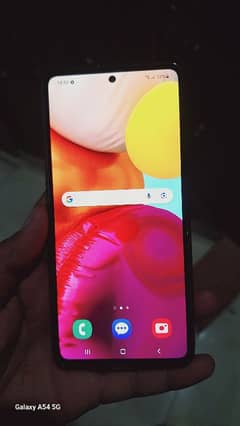 SAMSUNG A71 LUSH CONDITION WITH BOX ONLY