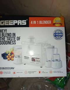 Geepas 4 in blender juicer machine in coper motor 4hndrd