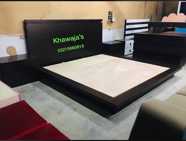 Bed with Dressing ( khawaja’s interior Fix price workshop 12