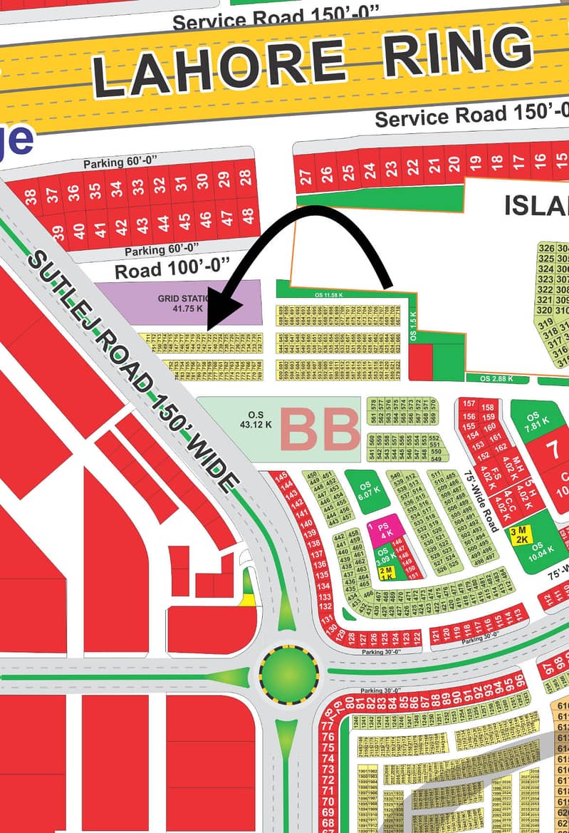 5 Marla Plot for Sale in BB Block, LDA City Lahore Near 150ft Road & CBD 0