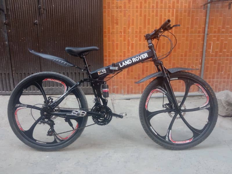 imported foldable land Rover G4 sports bicycle for sale . 7