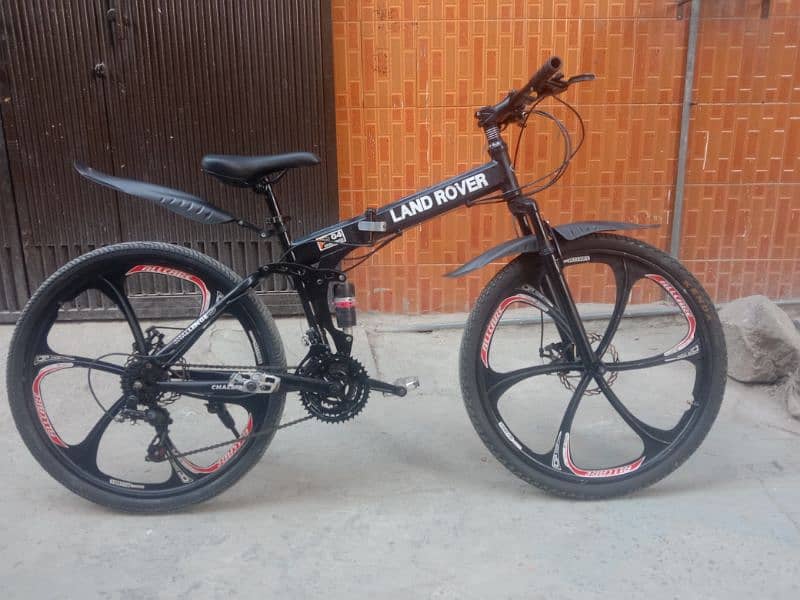 imported foldable land Rover G4 sports bicycle for sale . 8