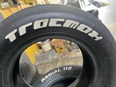 2 tyres 165-70-12 trakmax made in china used