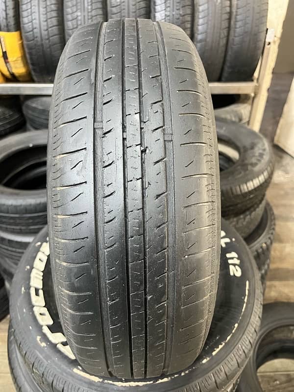 2 tyres 165-70-12 trakmax made in china used 1