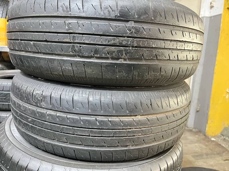 2 tyres 165-70-12 trakmax made in china used 3