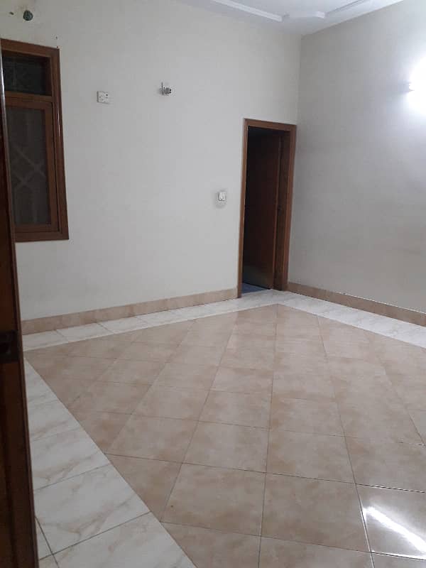 three bed dd 1st floor portion for rent in johar 3