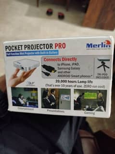 projector I Merlin pocket mini projector