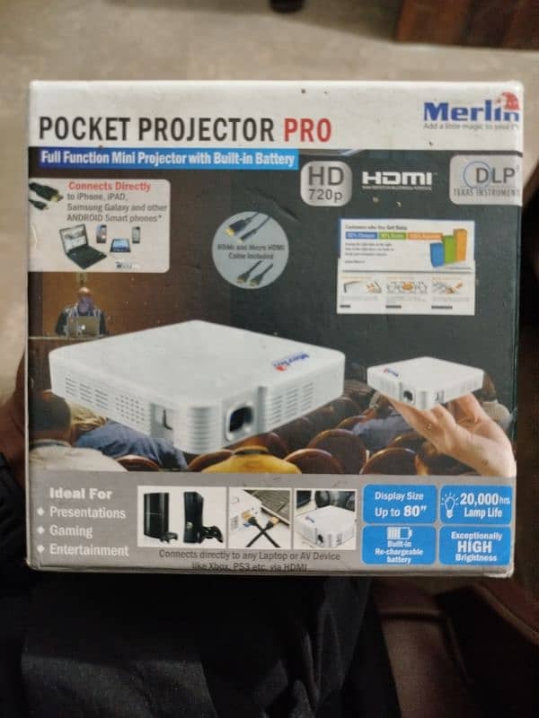 projector I Merlin pocket mini projector 2