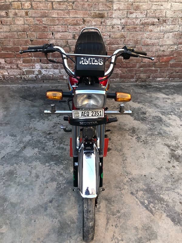 HONDA CD70 2019 modal net and clean 1