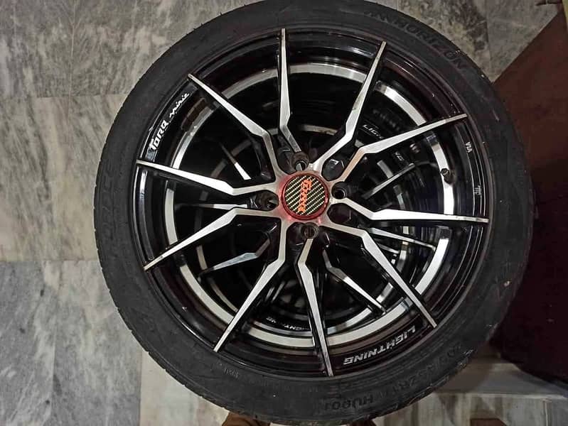 17 Inch Alloy Rims 215/45 r17 with Tyres for Cars (4 Nuts) 0