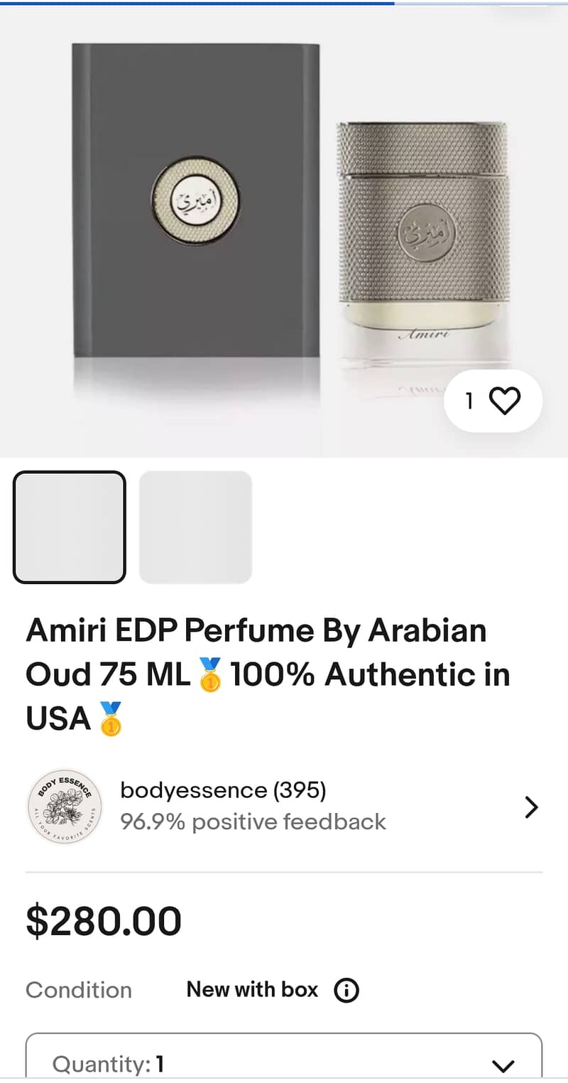 Amiri/  Eau de perfume/75ml 16