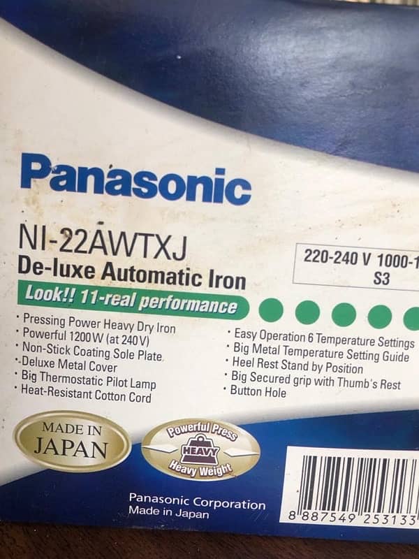 Panasonic Original Made in Japan. Brand NEW Packed 4