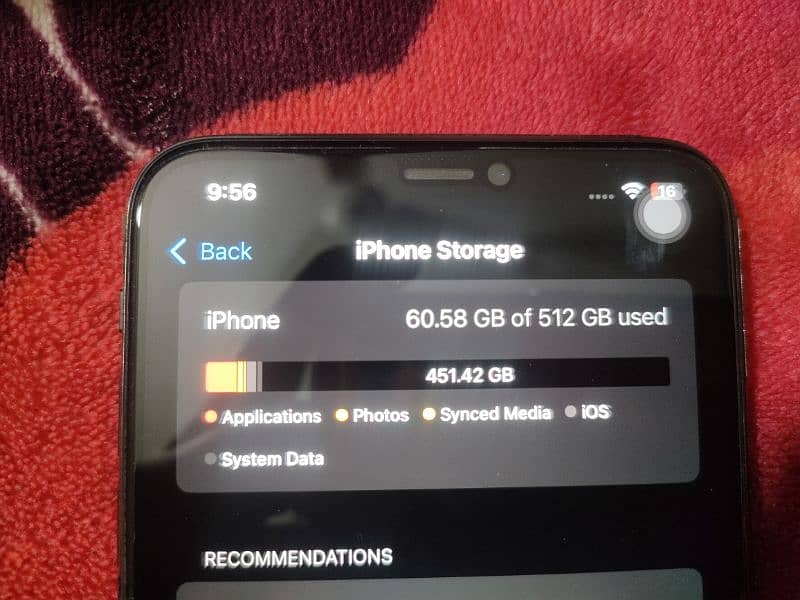 iphone xs max  512Gb 12