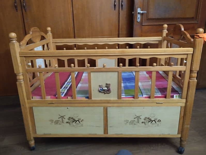 Baby cot for sale along with mattress 0