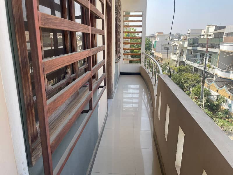 new three bed dd second floor portion for rent in johar 9