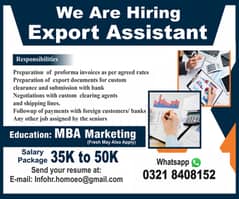 Export assistant