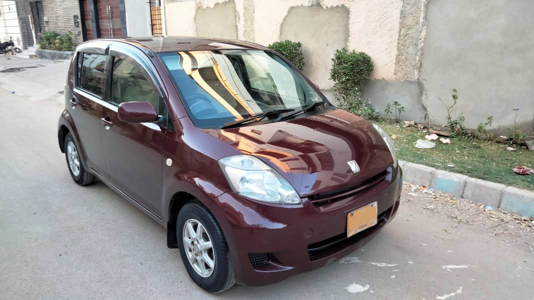 TOYOTA PASSO Automatic Model 2007 Registered 2012 Red Wine color. 0