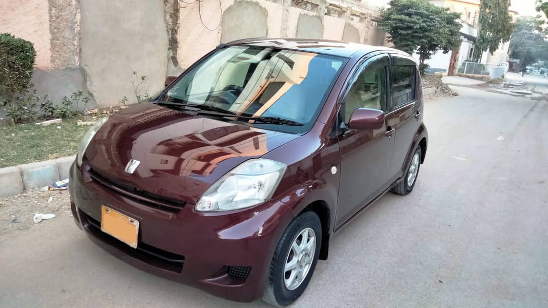 TOYOTA PASSO Automatic Model 2007 Registered 2012 Red Wine color. 1