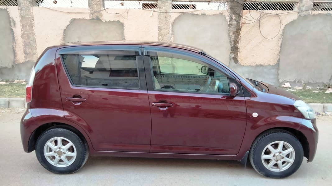 TOYOTA PASSO Automatic Model 2007 Registered 2012 Red Wine color. 4