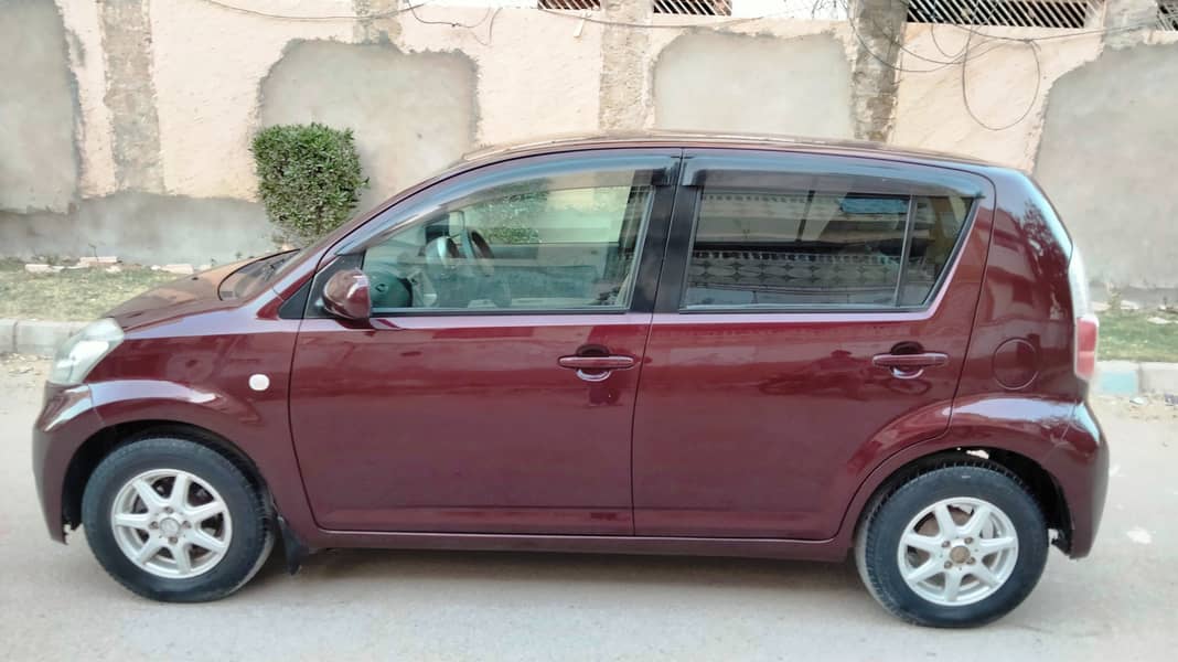 TOYOTA PASSO Automatic Model 2007 Registered 2012 Red Wine color. 5