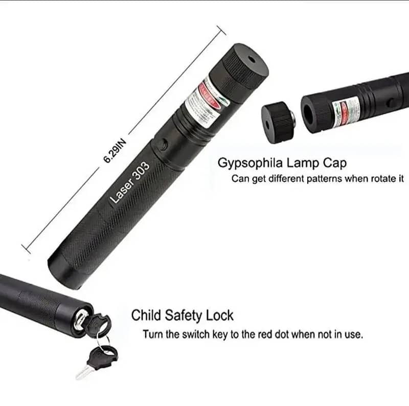 Durable Portable Laser Light Pointer - 1 Pc Rechargeable with ChargerE 0