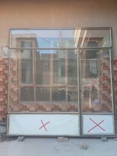 shop front frame with mirror