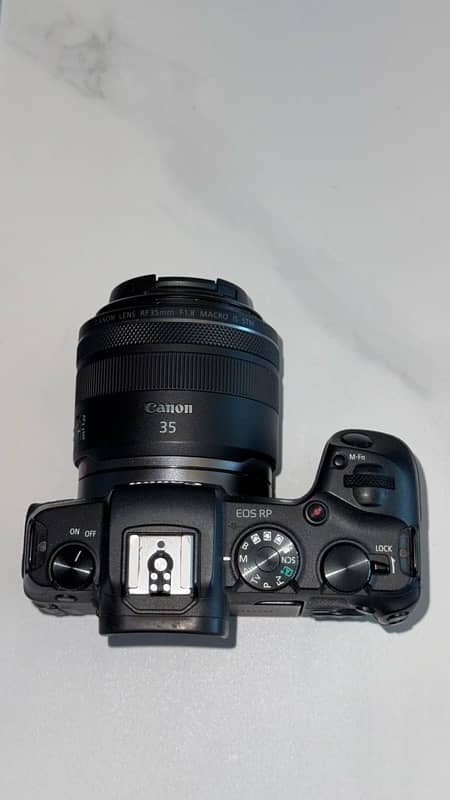 Canon EOS RP body with canon RF 35mm f 1.8 lens 3