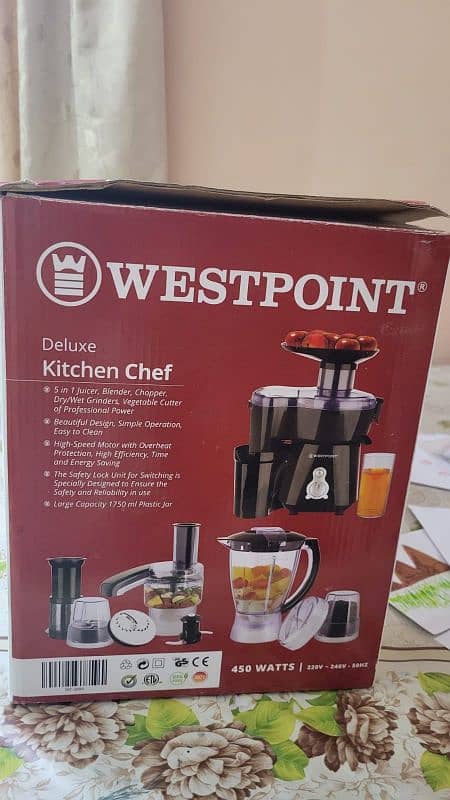 Westpoint Deluxe Kitchen Chef (WF-3804) for Sell 4