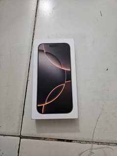 iPhone 16 Pro non PTA box pack 256 GB