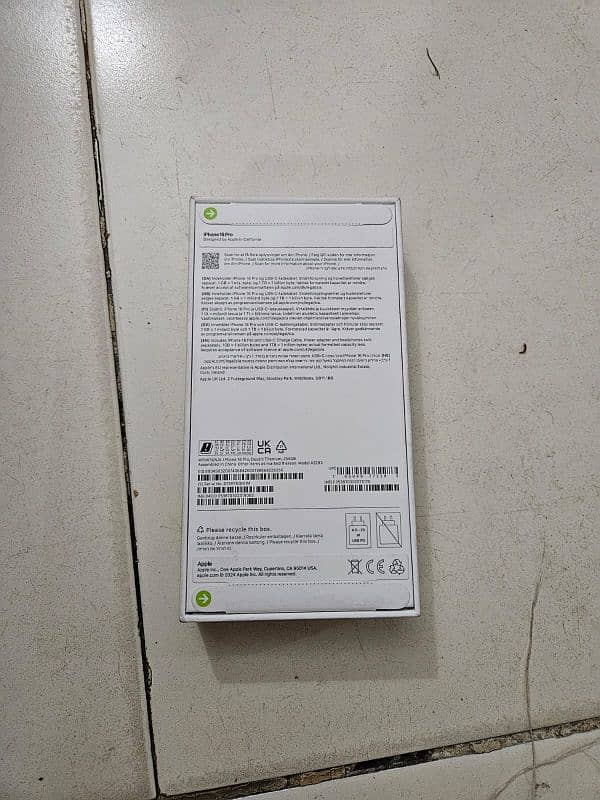 iPhone 16 Pro box pack 256 GB 1