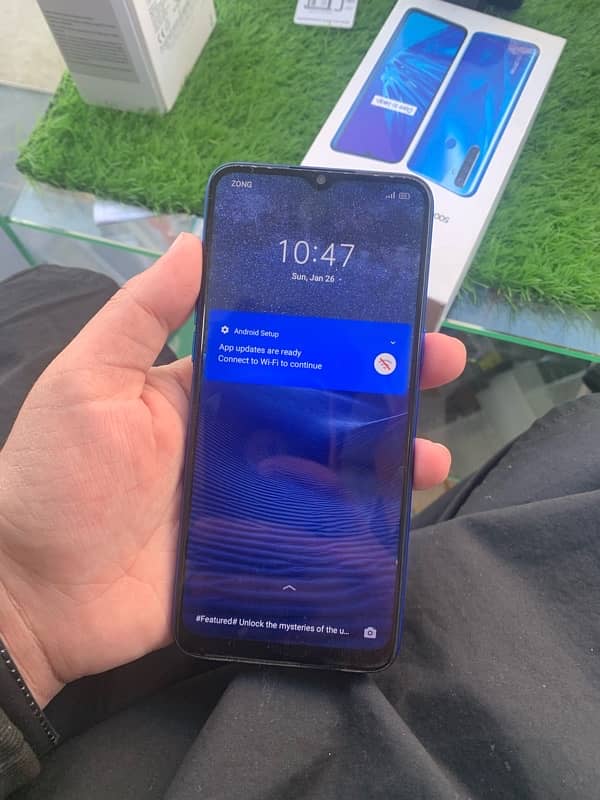 Realme 5 mobile 4 64 with box and original charger 2