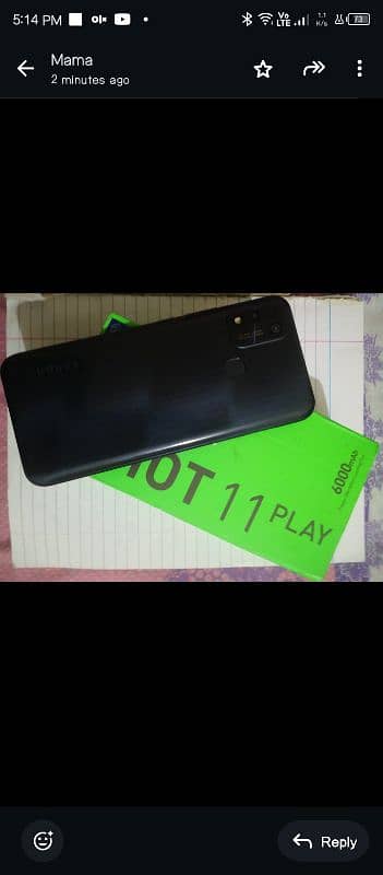 Infinix hot 11 play for call (0305/44/20213) 3