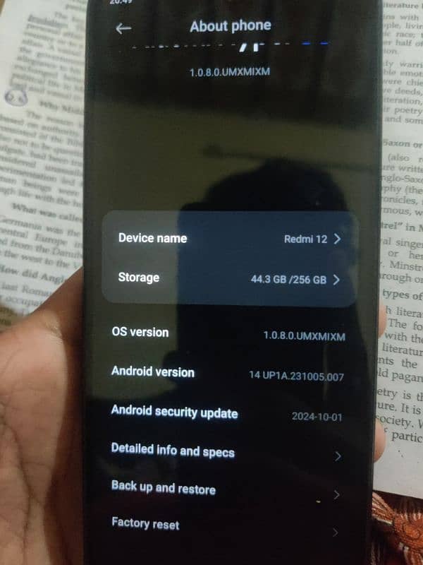 redmi 12 no open repair exchange possible 2