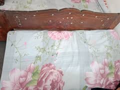 wooden single bed for sale 12k for both