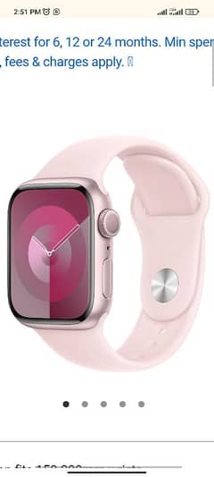 apple watch Serius 9 pink color 41mm VeRry goOd condition 10/10