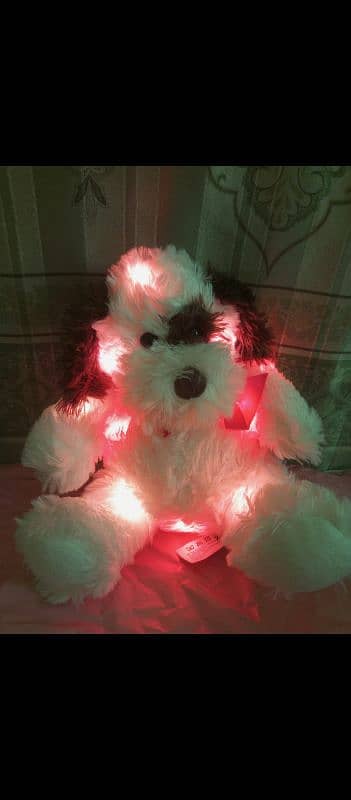 teddy bear with 7 different LED light 1