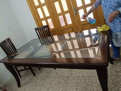 Brand New dining table (8 seater) with sofa chairs