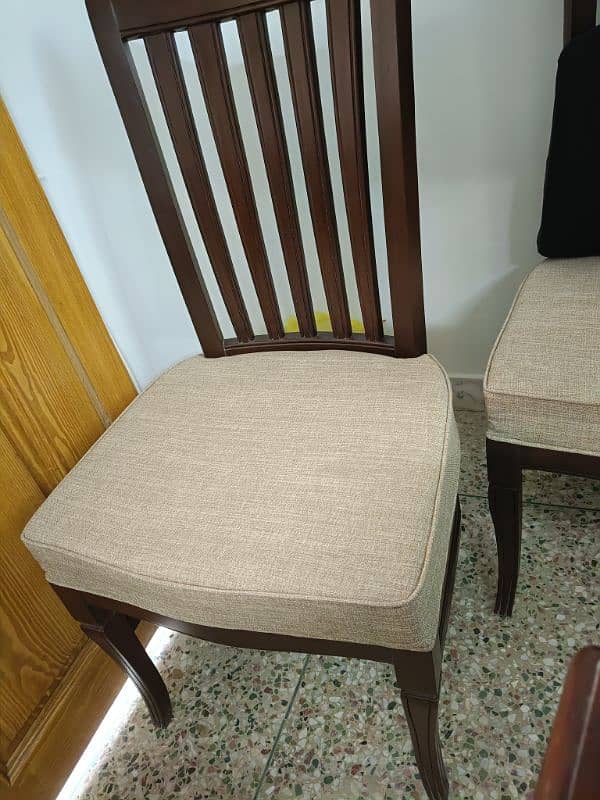 Brand New dining table (8 seater) with sofa chairs 4