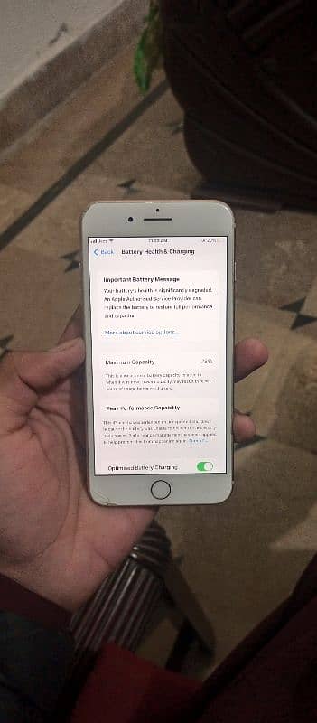 Iphone 8plus pta approved with original imported adopted and cable 1