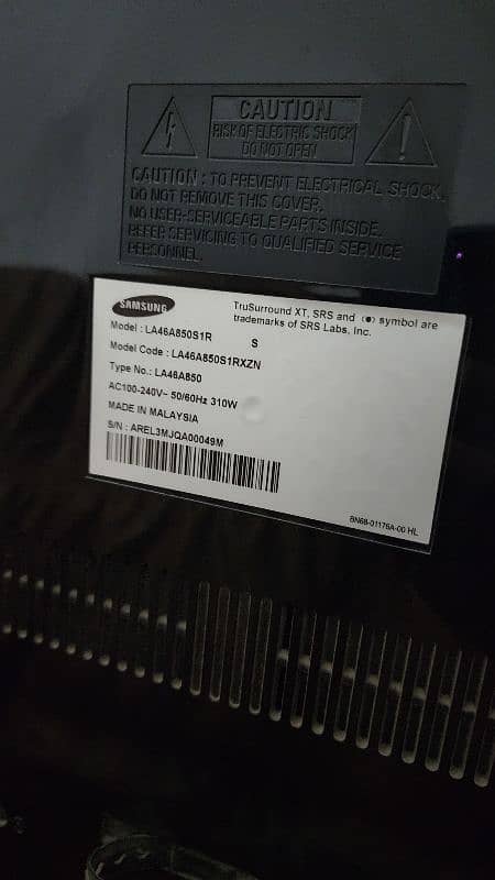 Original Samsung 46" LCD | Made in Malaysia | Cable Works ,Non Android 2