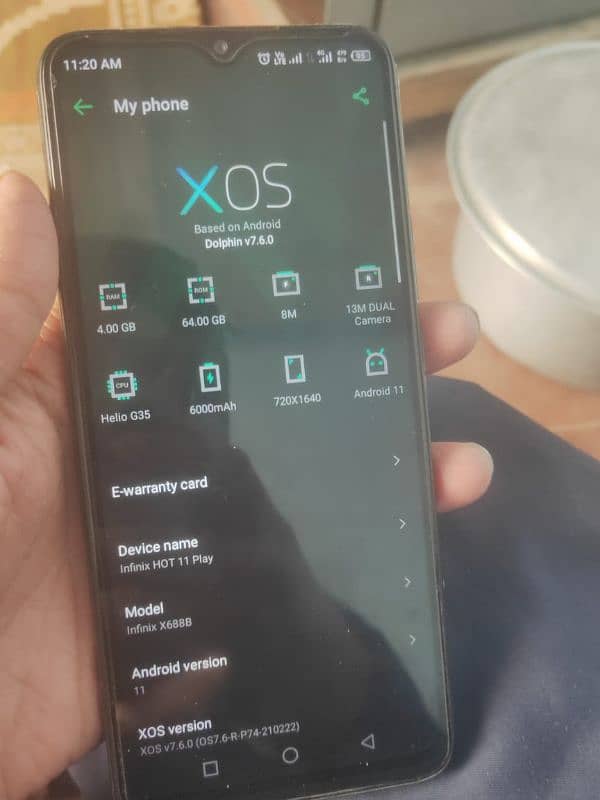 Infinix hot 11 play 10 by 10 condition 1