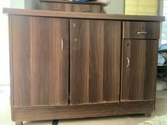 Sturdy Wooden Cabinet with Ample Storage