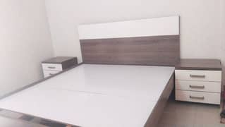 Double Bed only   6X6.5 with side tables