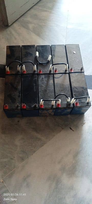 12v 7amp dry batteries 10 batteries price are 3