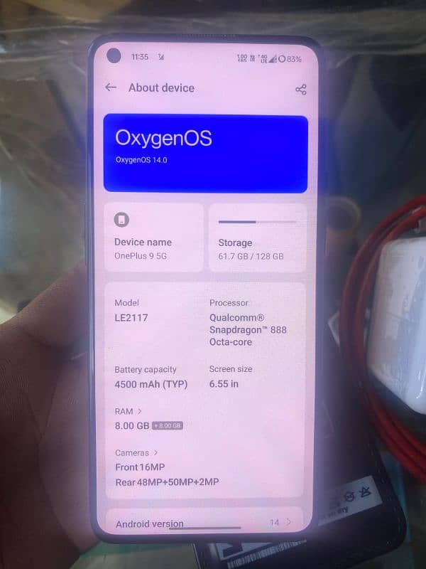 One plus 9 PtA Approved Single Sim 5