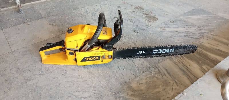 chain saw ingco company in best condition urgent for sale 0